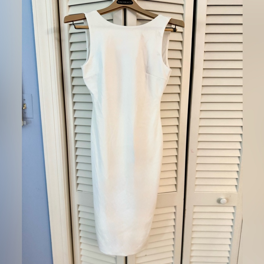 Lulu's Classic White Midi Dress